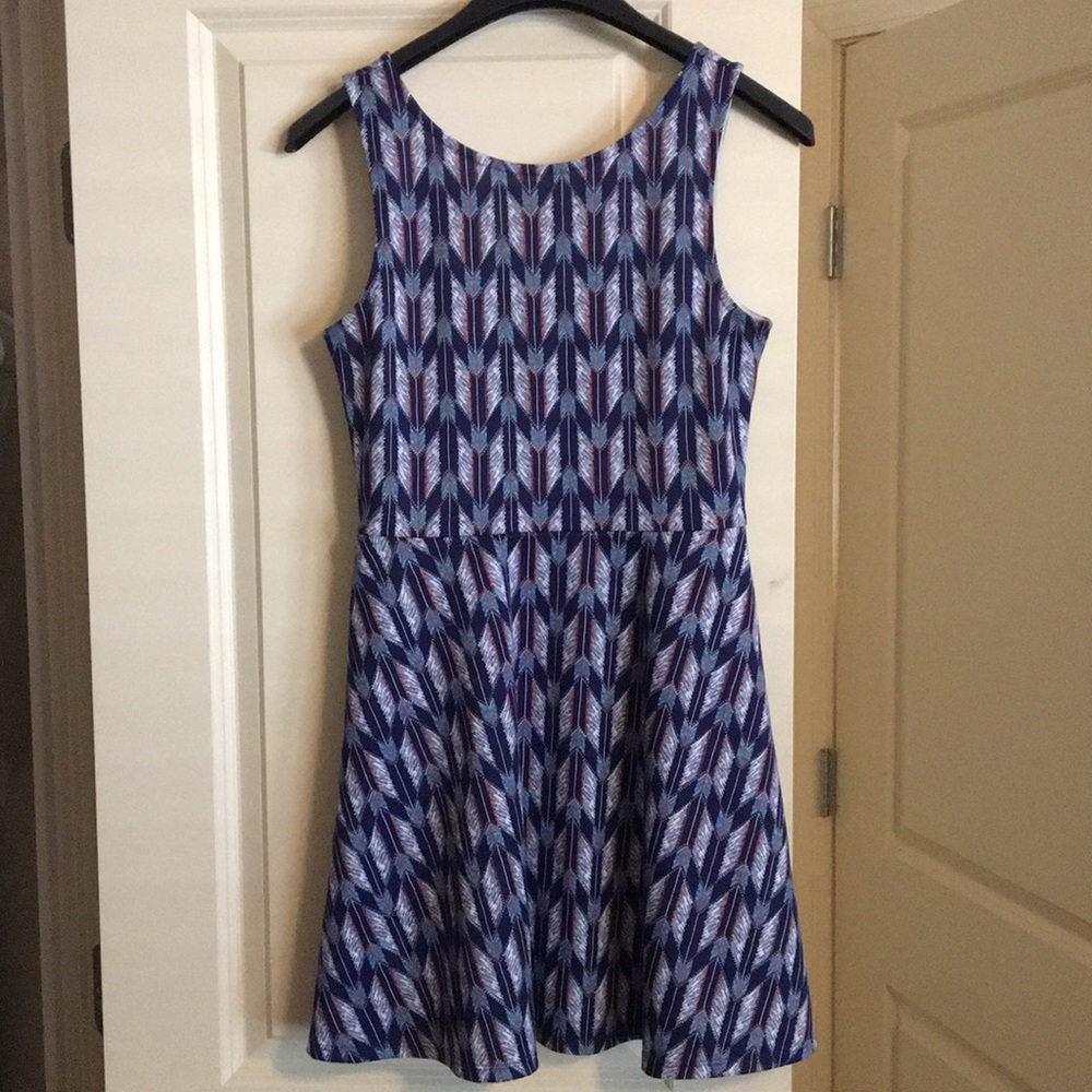 Blue divided sun dress H&M